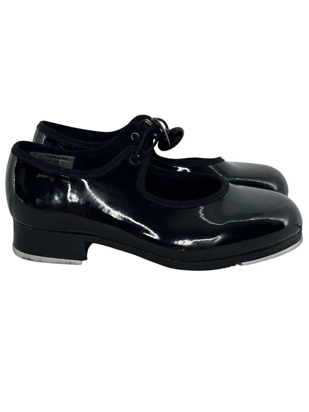 Dance Now Girls Black Tap Shoes 11.5